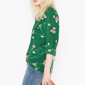 Ba&sh - Pool Shirt - Size FR2 - 100% silk